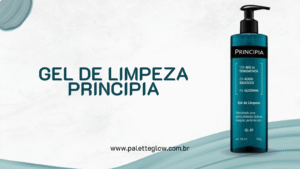 Frasco do Gel De Limpeza Principia para limpeza profunda e pele saudável, indicado para todos os tipos de pele.